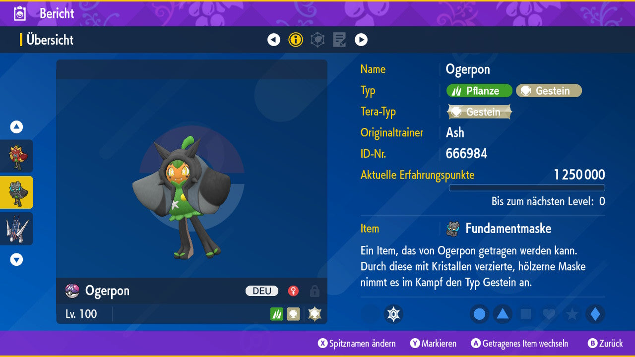#1017 Ogerpon Fundamentmaske PVP SV
