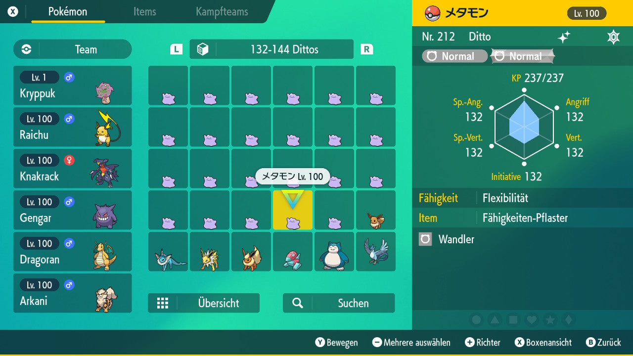 #132 Ditto Zaghaft SV