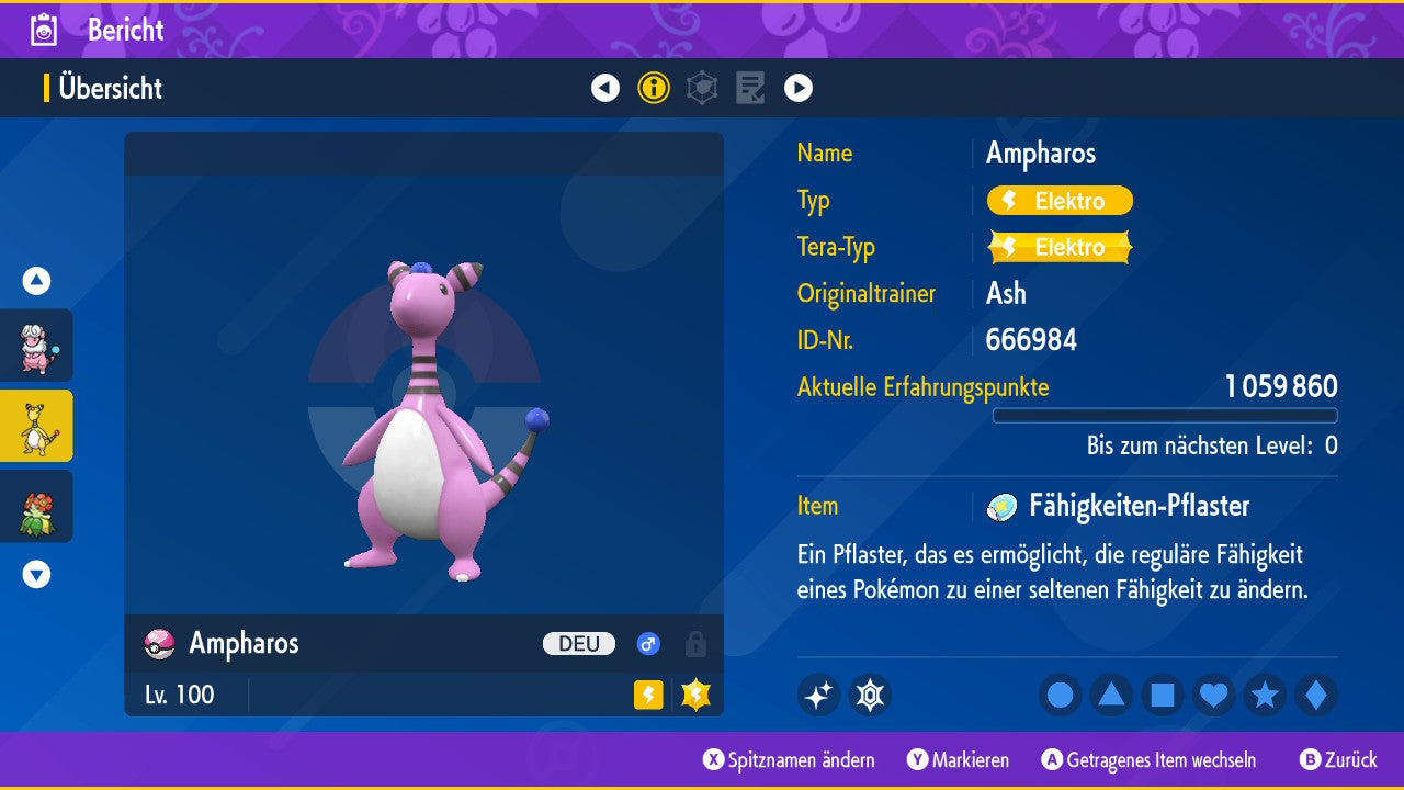 #181 Ampharos SV