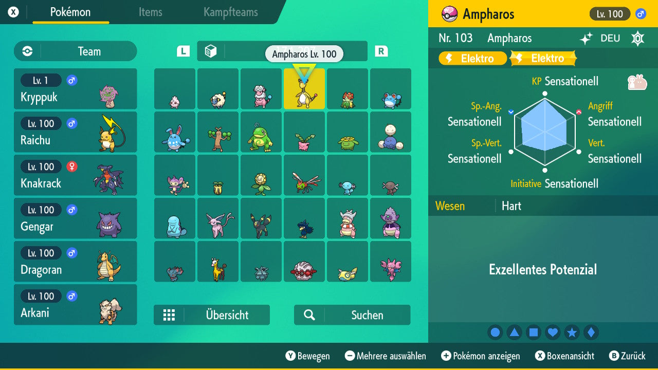 #181 Ampharos SV