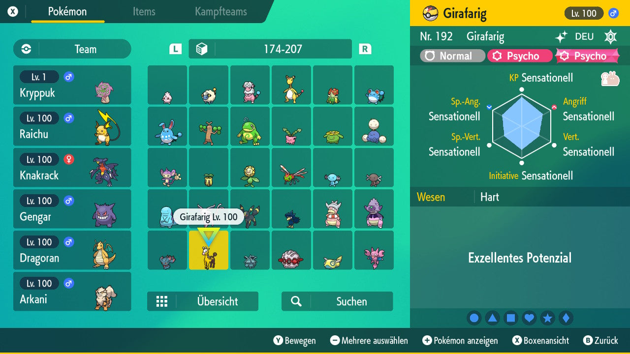 #203 Girafarig SV