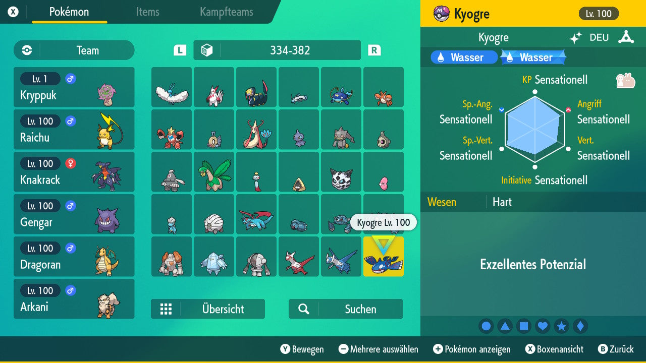 #382 Kyogre SV