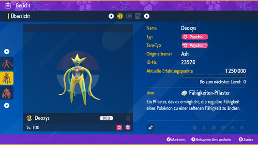 #386 Forme d'attaque de Deoxy