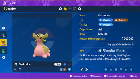 #423 Violette Gastrodon (mer occidentale)