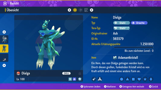 #483 Forme originale de Dialga