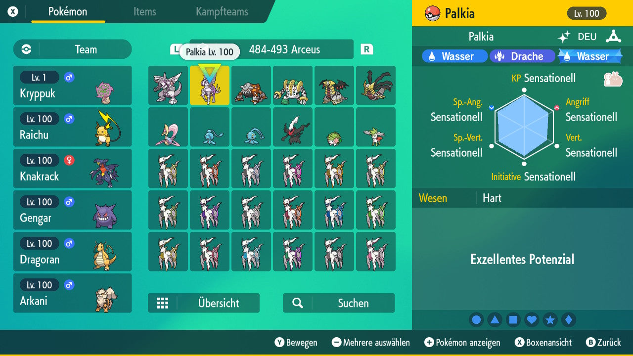 #484 Forme originale de Palkia