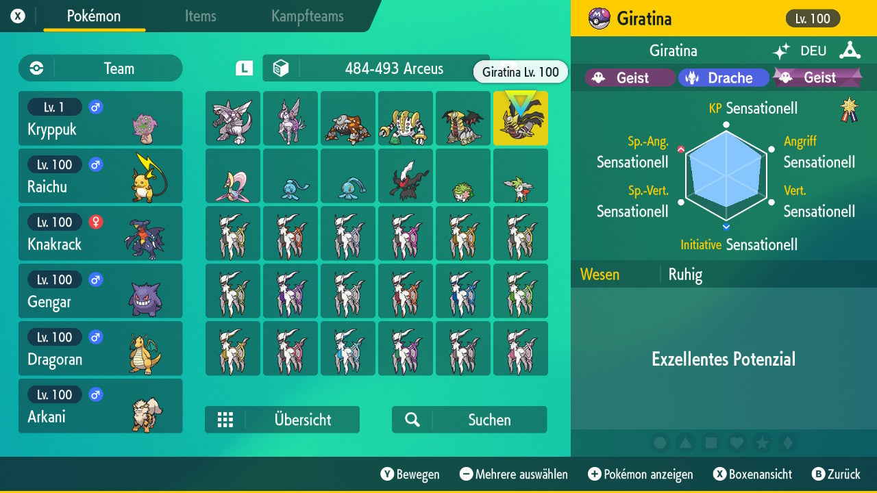 #487 Giratina Urform SV