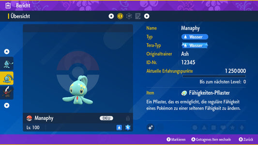 #490 Manaphy SV
