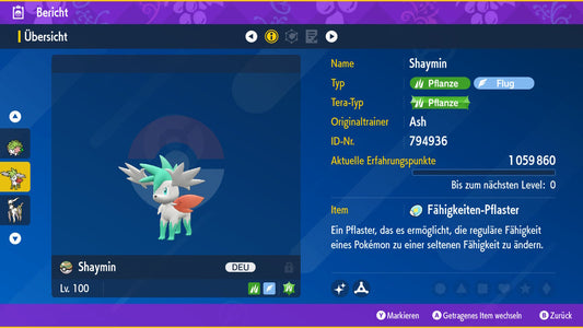 #492 Forme zénithale de Shaymin