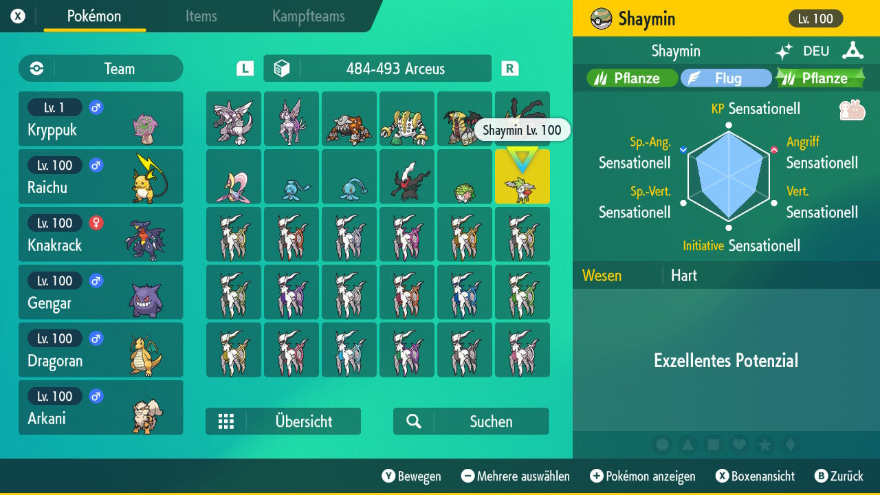 #492 Shaymin Zenitform SV