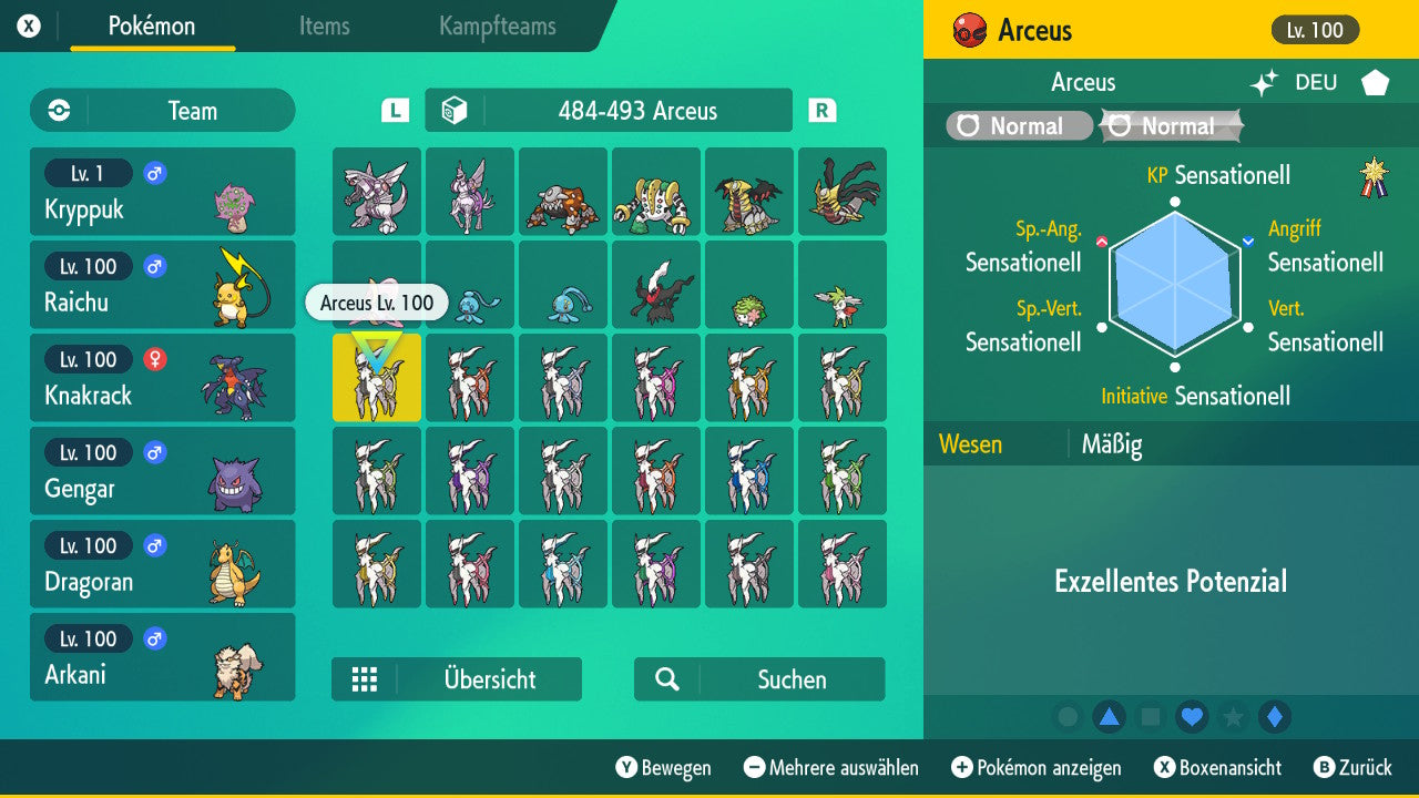 #493 Arceus Normal SV