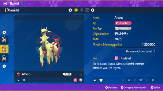 #493 Arceus Psycho SV