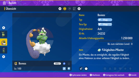 #641 Forme d'incarnation de Boreo