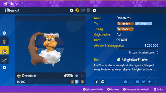 #645 Forme d'incarnation de Démétéros