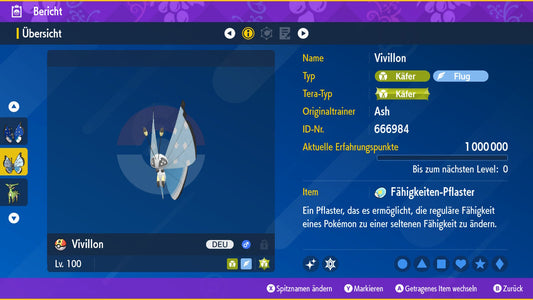 #666 Motif flocons Vivillon