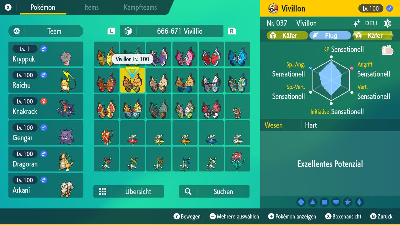 #666 Vivillon Drought Pattern SV