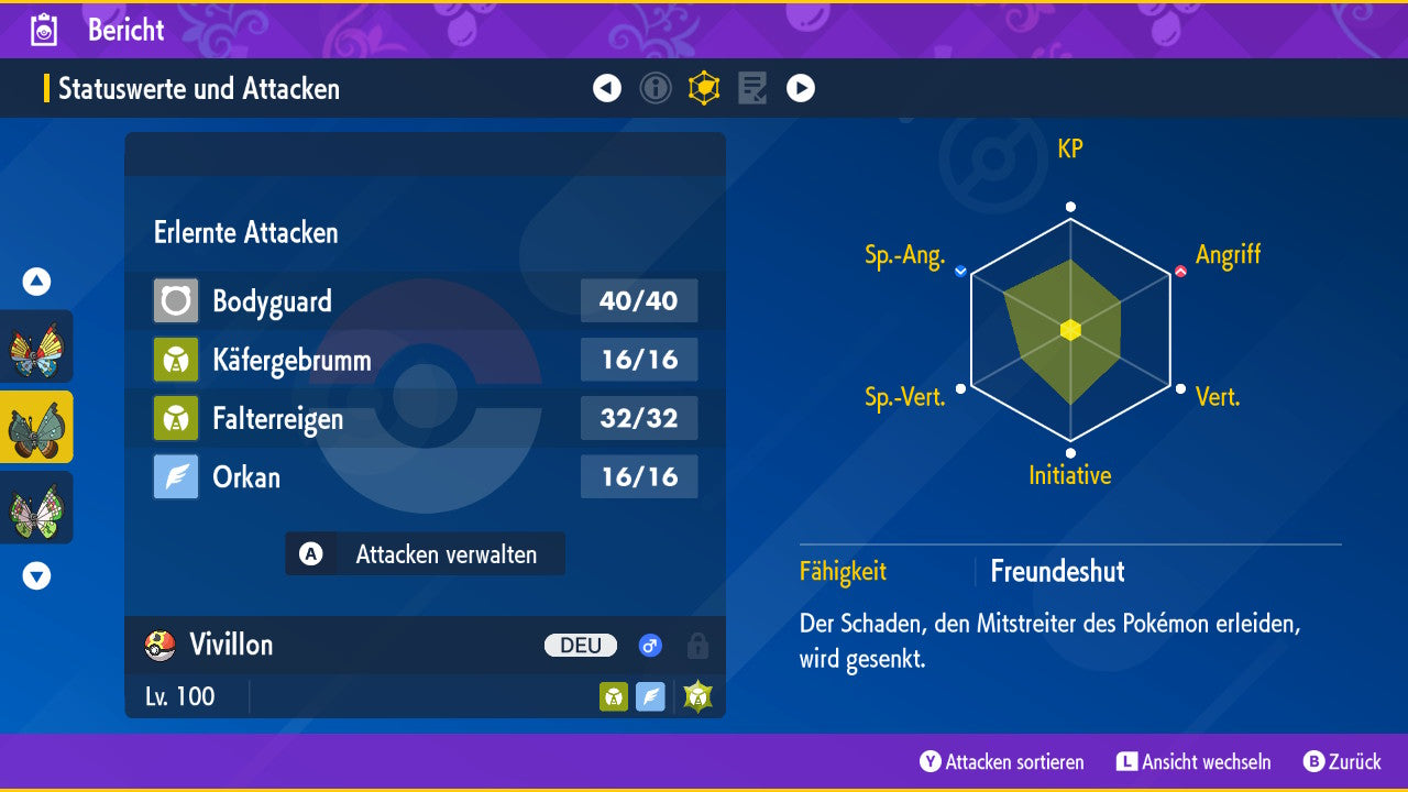 #666 Vivillon Dschungelmuster SV
