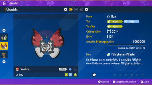 #666 Modèle Pokéball Vivillon