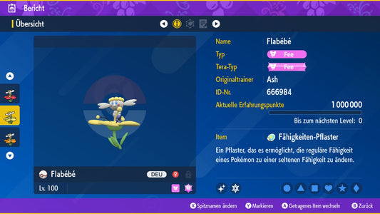 #669 Plantes Flabébé à fleurs jaunes