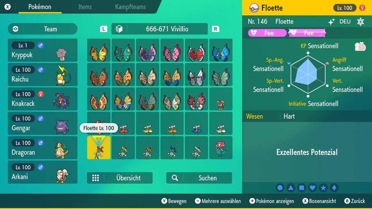 #670 Floette Rotblütler SV