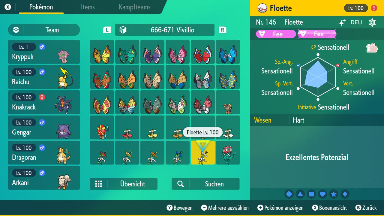 #670 Floette Weißblütler SV