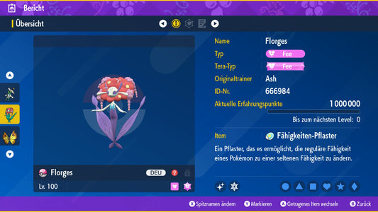 #671 Florges plantes à sang rouge