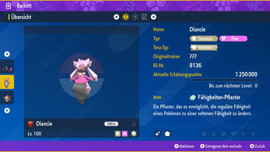#719 Diancie SV