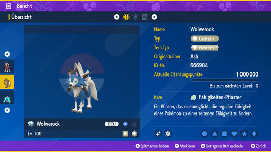 #745 Forme crépusculaire Lycanroc