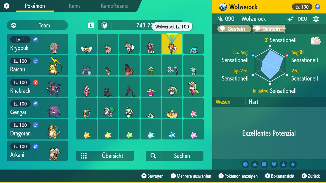 #745 Forme crépusculaire Lycanroc