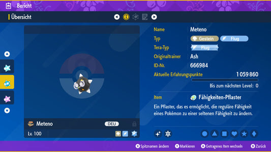 #774 Noyau bleu Meteno