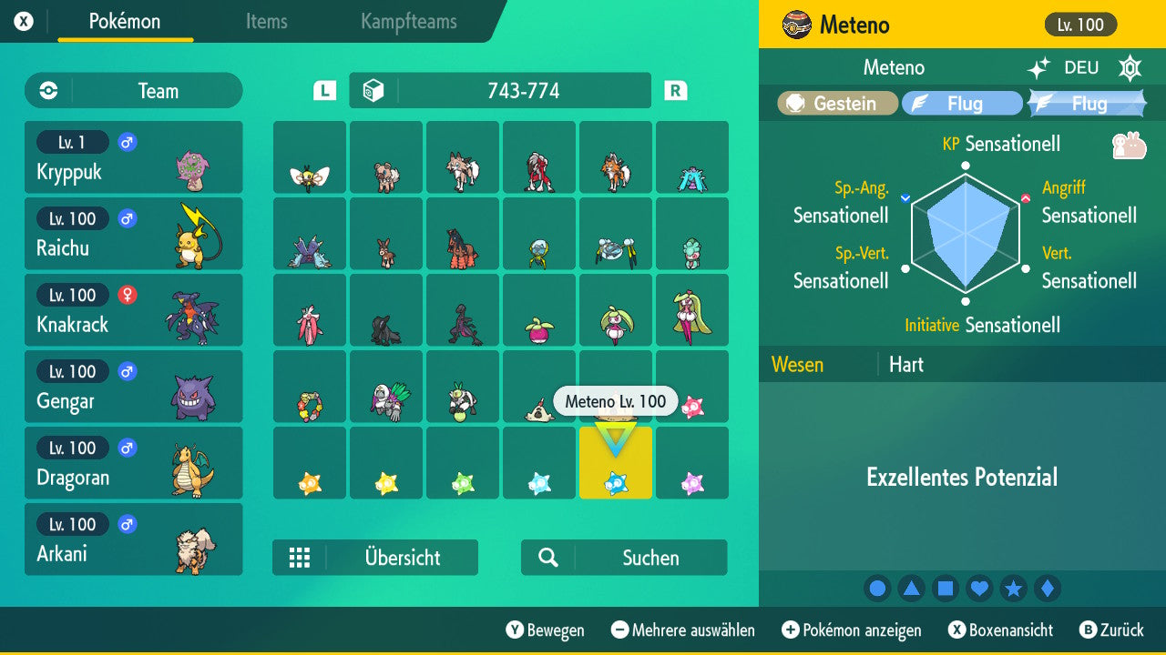 #774 Meteno Blue Core