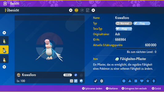 #931 Krawalloro Blue-feathered SV