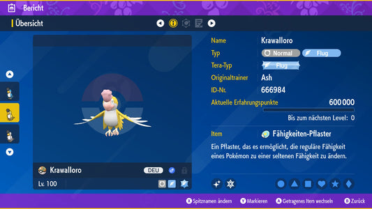 #931 Krawalloro Yellow-feathered SV