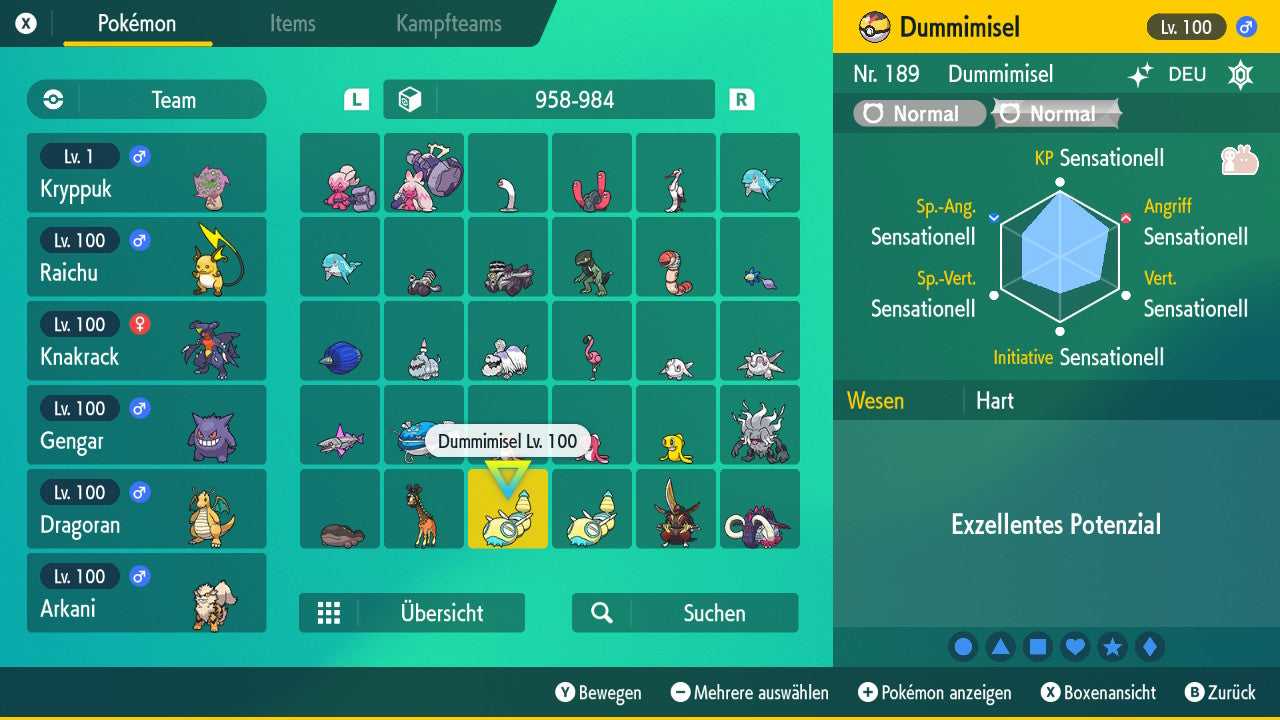 #982 Dummimisel Zweisegmentform SV