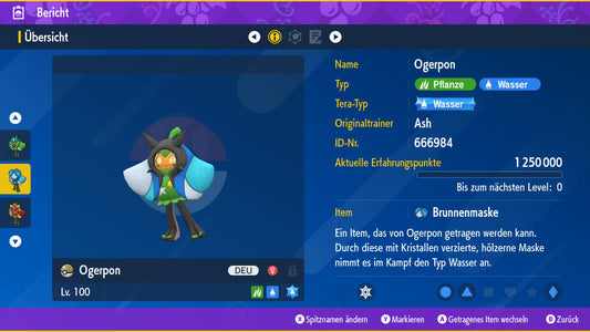 #1017 Ogerpon Brunnenmaske SV