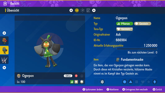 #1017 Ogerpon Fundamentmaske SV