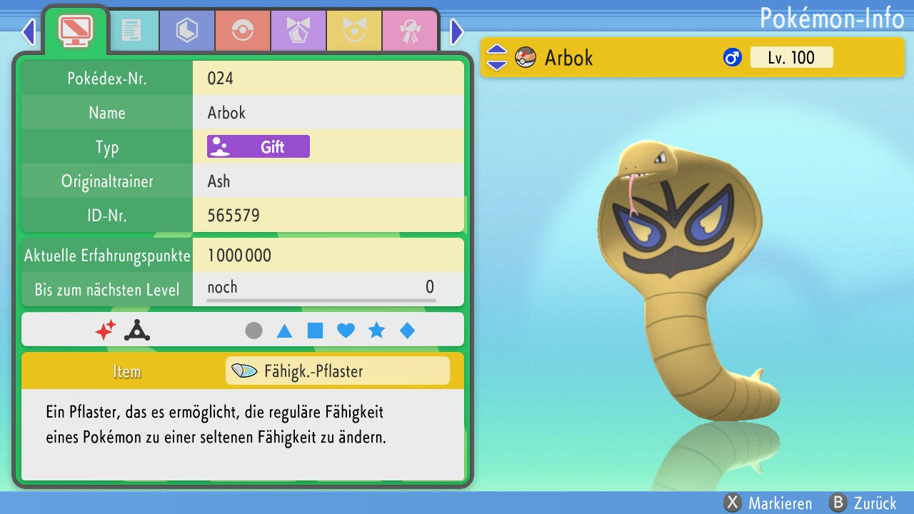 #24 Arbok BDSP