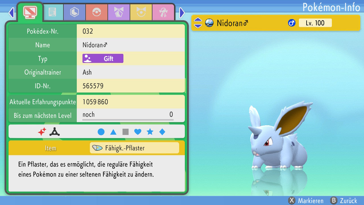 #32 Nidoran♂ BDSP