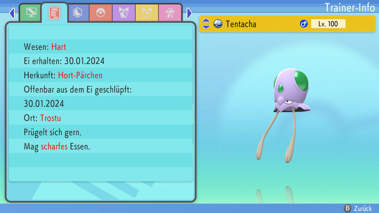 #72 Tentacha BDSP