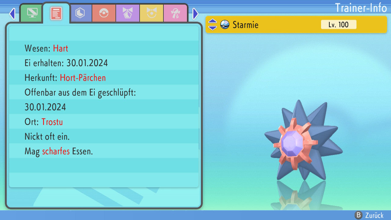 #121 Starmie BDSP