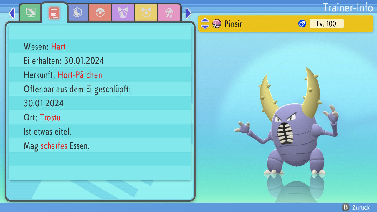 #127 Pinsir BDSP