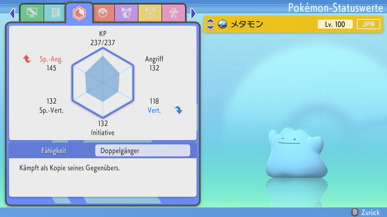 #132 Ditto Mild BDSP
