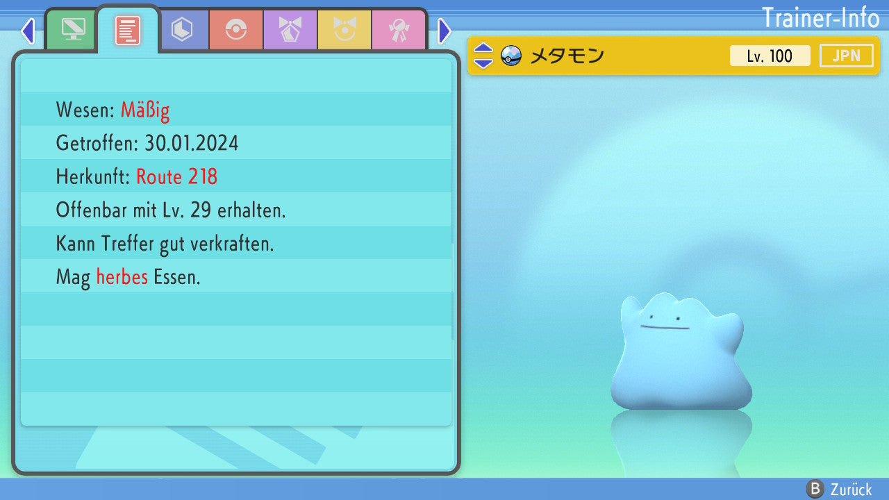 #132 Ditto Mäßig BDSP