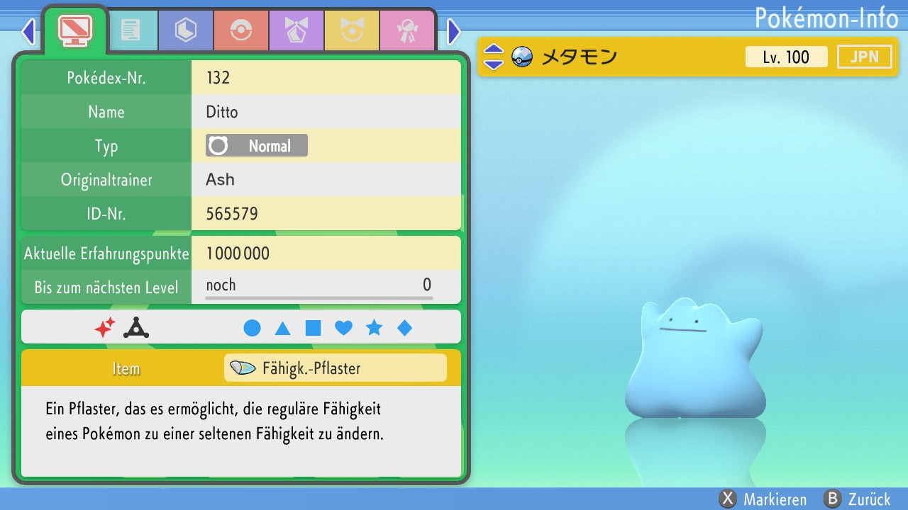 #132 Ditto Sanft BDSP