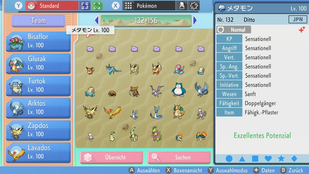 #132 Ditto Sanft BDSP