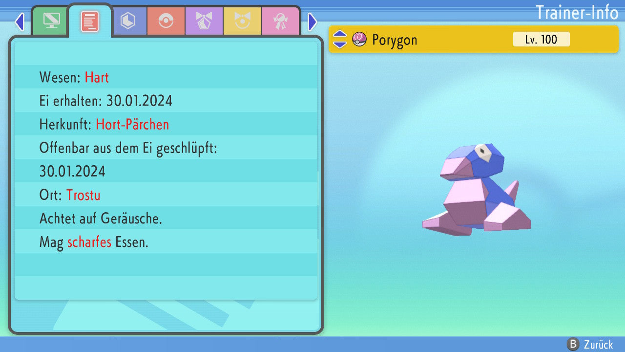#137 Porygon BDSP
