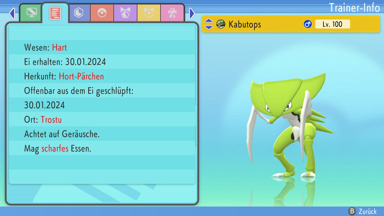 #141 Kabutops BDSP