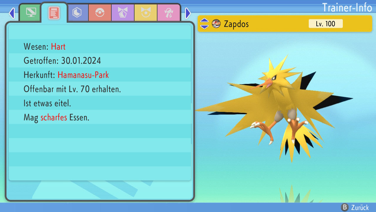 #145 Zapdos BDSP