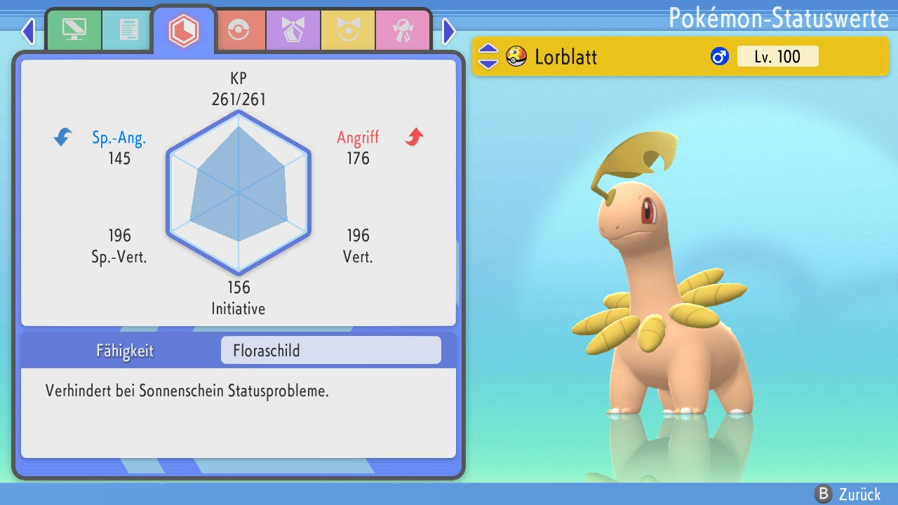 #153 Lorblatt BDSP
