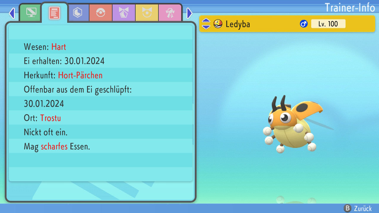 #165 Ledyba BDSP